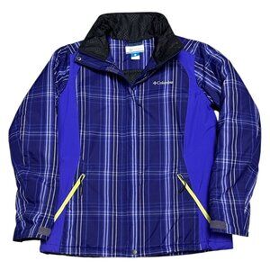 Columbia Waterproof Winter Ski Snowboard Purple Insulated Jacket Womens Large